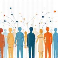 Illustration of people collaborating